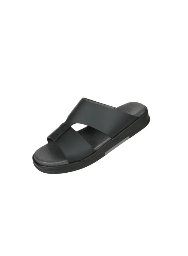 008-3840 Barjeel Uno Mens Arabic Sandals MSA 153 Black